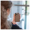 iLike Capa de silicone Shine transparente para Apple iPhone 14 Pro preta