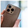 iLike Capa de silicone Shine transparente para Apple iPhone 14 Pro preta