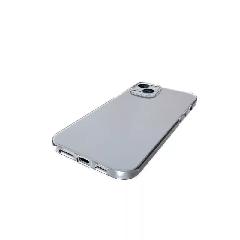 Evelatus Apple iPhone 15 Plus Capa de silicone transparente 1,5mm TPU
