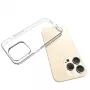 Evelatus Apple iPhone 15 Pro Capa de silicone transparente 1,5mm TPU