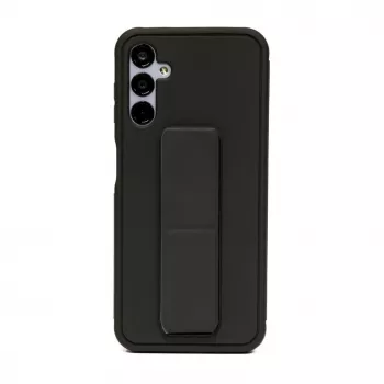 iLike Samsung Galaxy A14 5G Capa de silicone com suporte preto