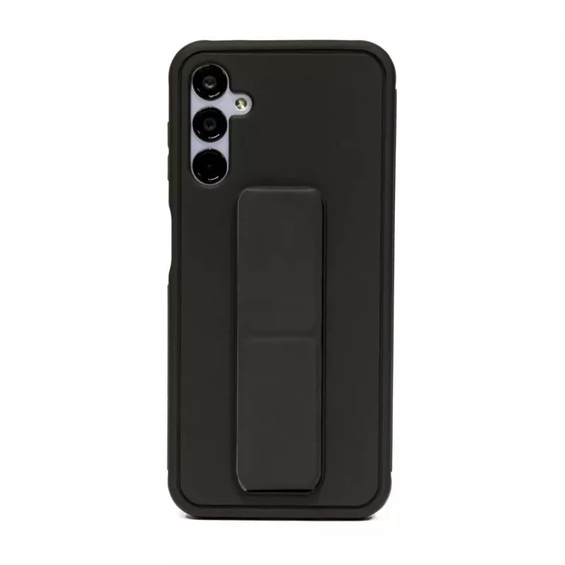 iLike Samsung Galaxy A14 5G Capa de silicone com suporte preto