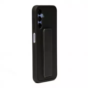 iLike Samsung Galaxy A14 5G Capa de silicone com suporte preto