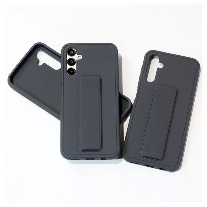 iLike Samsung Galaxy A14 5G Capa de silicone com suporte azul