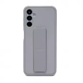 iLike Samsung Galaxy A14 5G Capa de silicone com suporte roxo