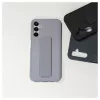 iLike Samsung Galaxy A14 5G Capa de silicone com suporte roxo