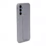 iLike Samsung Galaxy A14 5G Capa de silicone com suporte roxo