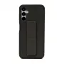 iLike Samsung Galaxy A34 5G Capa de silicone com suporte preto