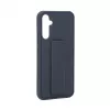 iLike Samsung Galaxy A34 5G Capa de silicone com suporte azul