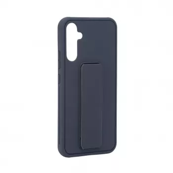 iLike Samsung Galaxy A34 5G Capa de silicone com suporte azul