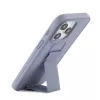 iLike Capa de silicone com suporte para Apple iPhone 14 Pro roxa