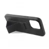 iLike Capa de silicone com suporte para Apple iPhone 15 preta