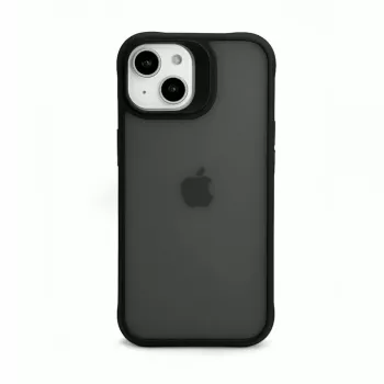 iLike Capa PC Matte Newton preta para Apple iPhone 15 Plus