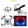 iLike Phantom Quadcopter Drone 360° (HC615) com controlo remoto 2,4 GHz, carregamento USB, giroscópio de 6 eixos, 4 canais - branco