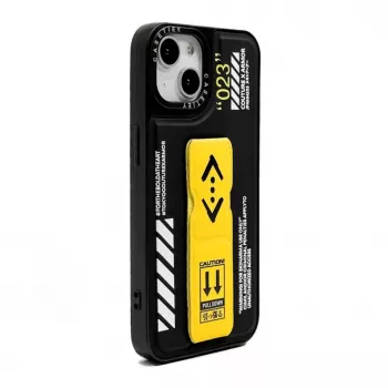 iLike Apple iPhone 14 Fashion Leather Stand Cover preto