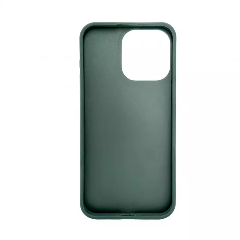 iLike Apple iPhone 15 Pro capa de pele com bolso oculto e suporte verde