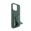 iLike Apple iPhone 15 Pro Max Leather Hidden Pocket Stand Cover verde