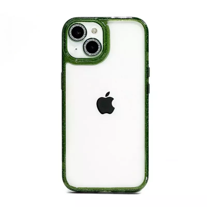 iLike Apple iPhone 14 Stars Lens Acrylic Cover verde