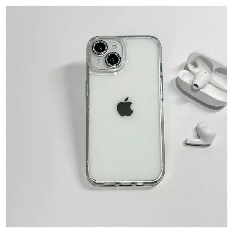 iLike Apple iPhone 14 Stars Lens Acrylic Cover branco