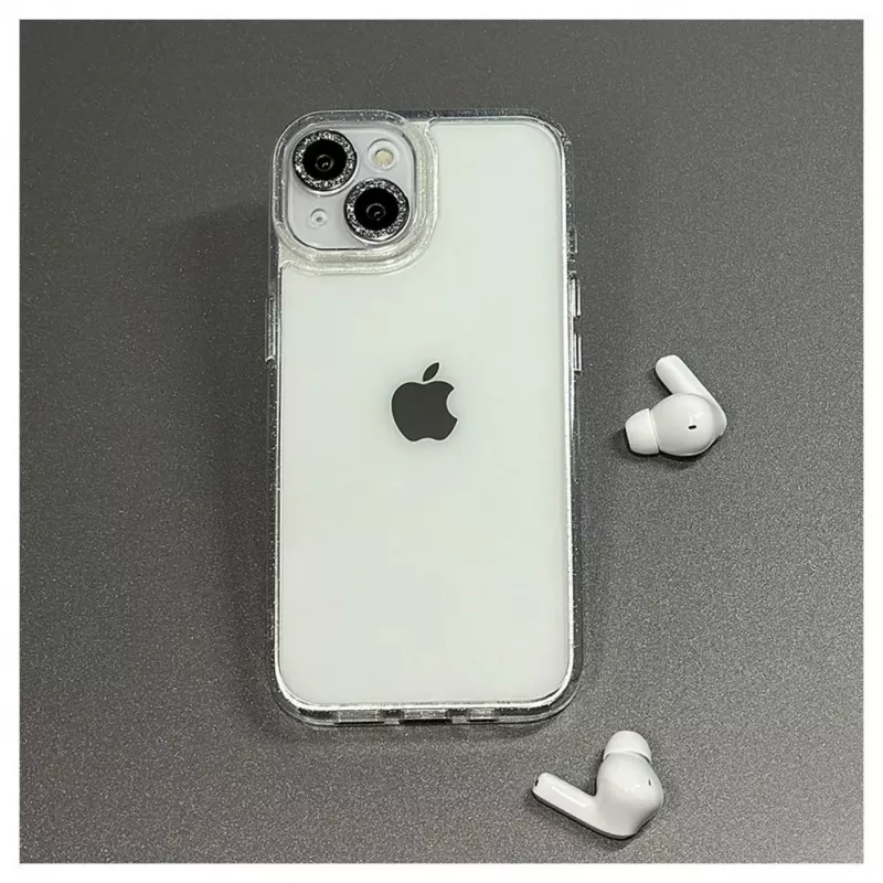 iLike Apple iPhone 14 Stars Lens Acrylic Cover branco