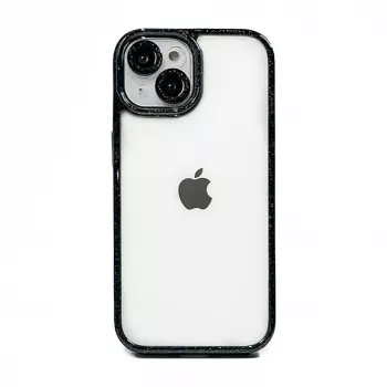 iLike Apple iPhone 15 Stars Lens Capa Acrílica preta