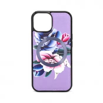 Capa carteira e slim Evelatus para Apple iPhone 14 roxa