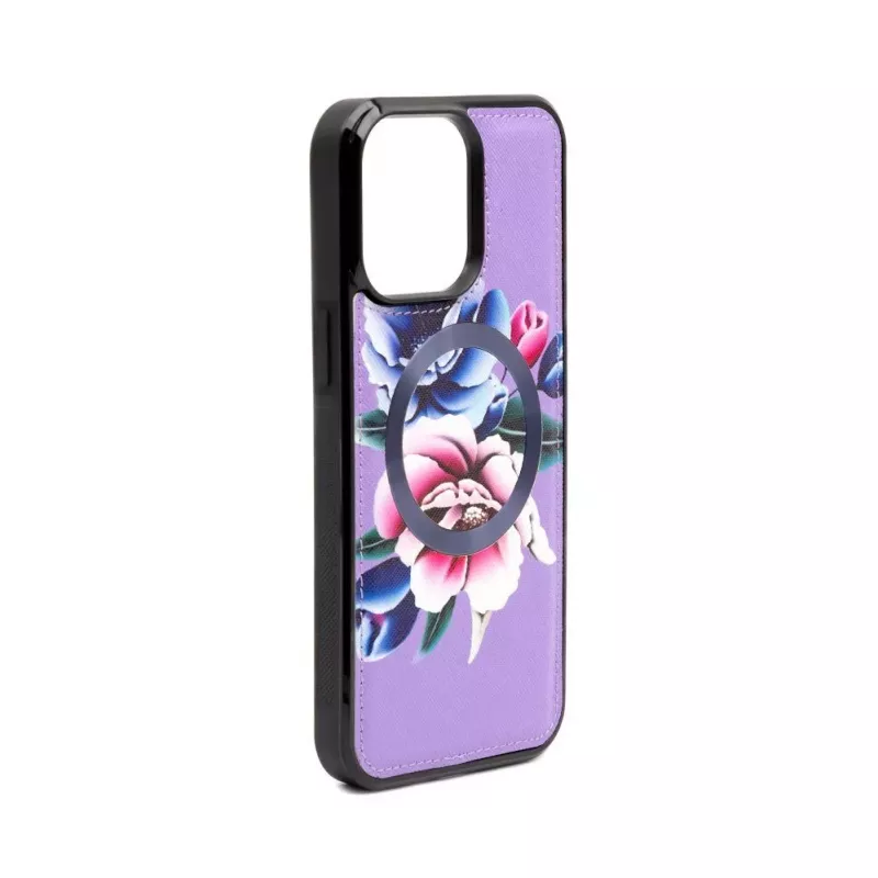 Capa carteira e slim Evelatus para Apple iPhone 15 Pro roxa