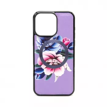 Capa carteira e slim Evelatus para Apple iPhone 15 Pro Max lilás