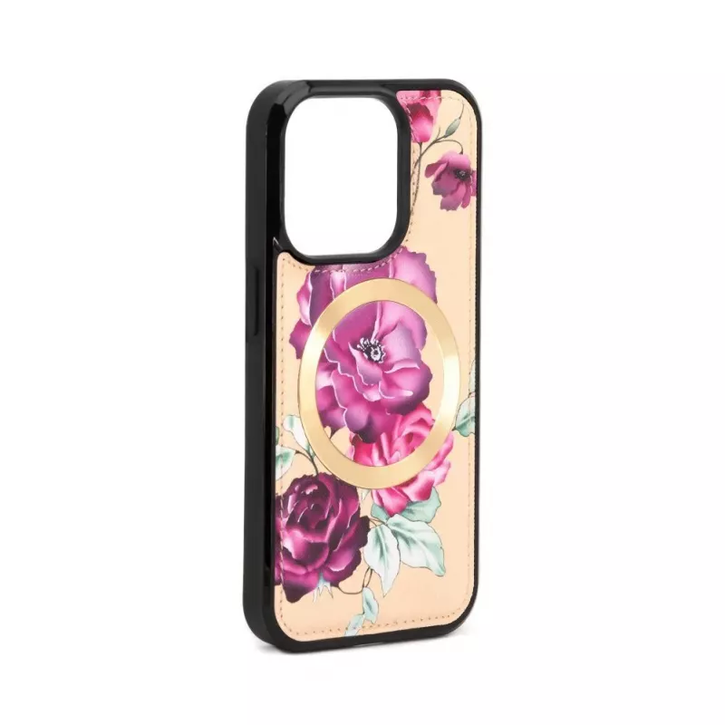 Capa carteira e slim Evelatus para Apple iPhone 15 Pro Max bege