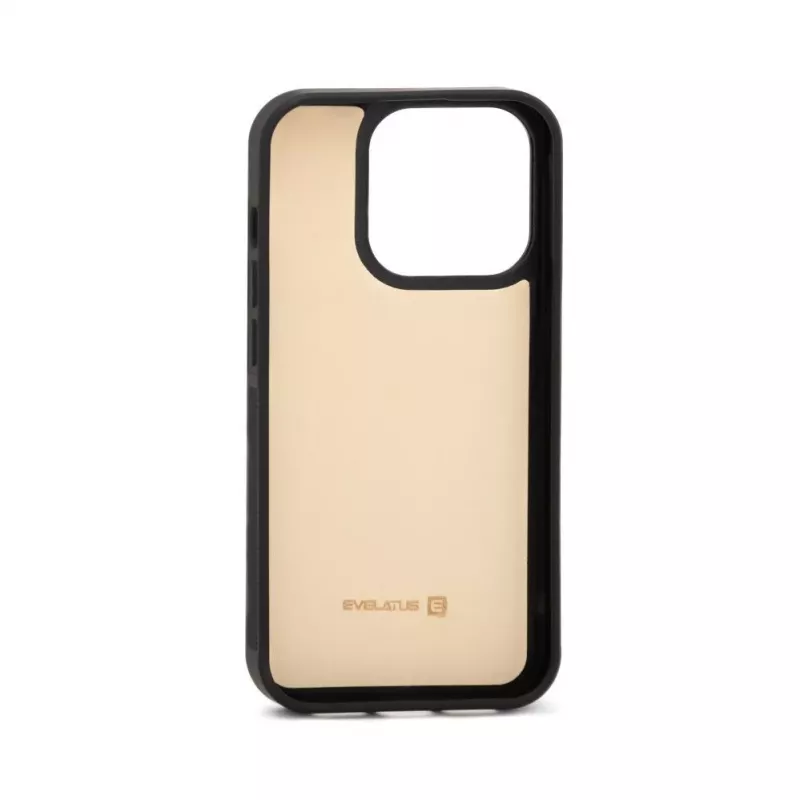 Capa carteira e slim Evelatus para Apple iPhone 15 Pro Max bege