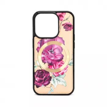 Capa carteira e slim Evelatus para Apple iPhone 15 Pro Max bege