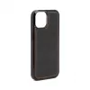 Capa com bolso magnético e fecho Evelatus para Apple iPhone 15 com design de fecho preta