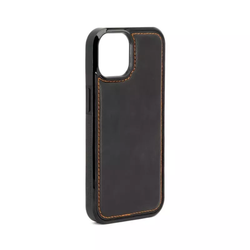Capa com bolso magnético e fecho Evelatus para Apple iPhone 15 com design de fecho preta