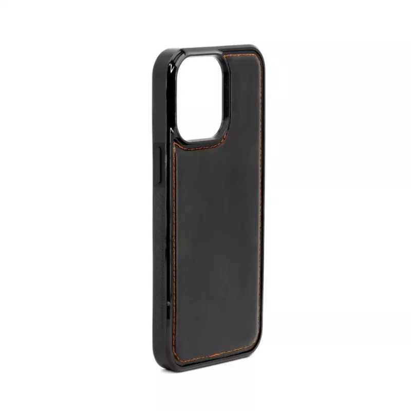 Capa com bolso magnético e fecho Evelatus para Apple iPhone 15 Pro Max com design de fecho preta