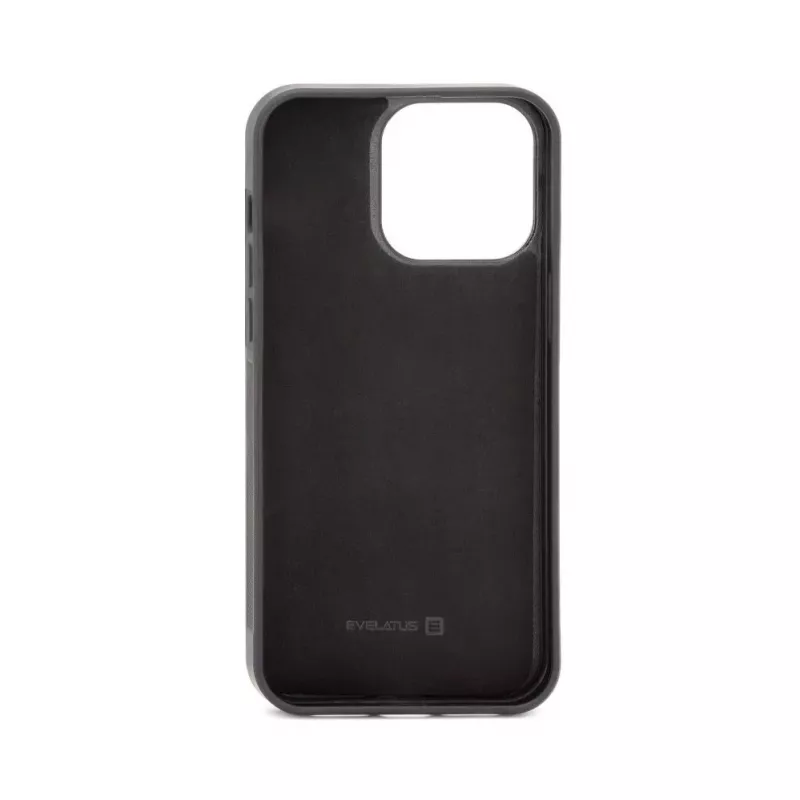 Capa com bolso magnético e fecho Evelatus para Apple iPhone 15 Pro Max com design de fecho preta