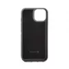 Capa em pele Evelatus para Apple iPhone 14 com design de fecho flor preta