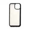 Capa em pele Evelatus para Apple iPhone 14 com design de fecho flor branca
