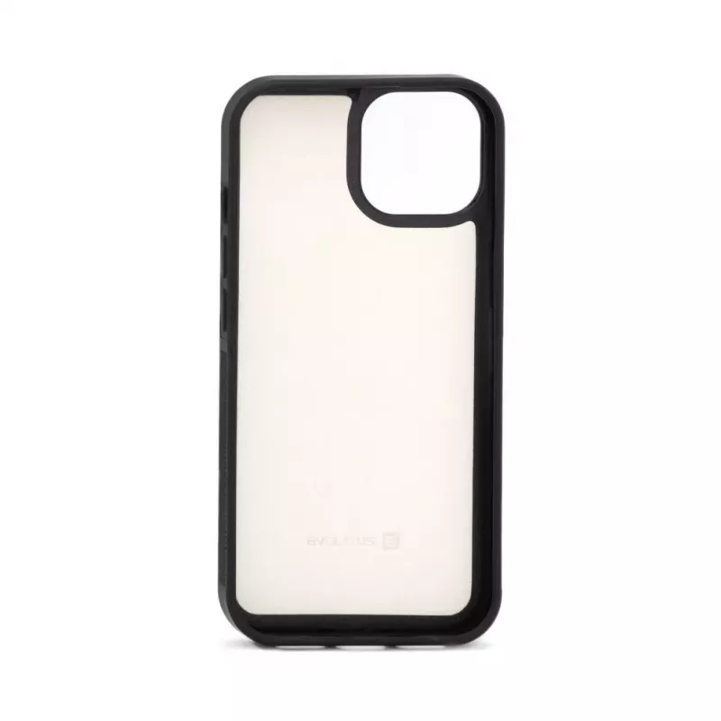 Capa em pele Evelatus para Apple iPhone 14 com design de fecho flor branca