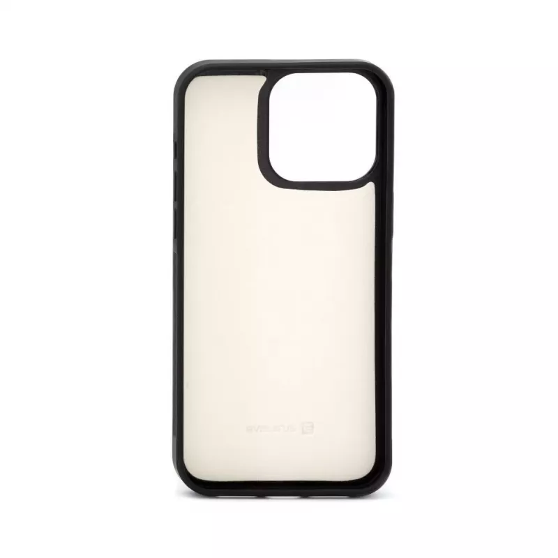 Capa em pele Evelatus para Apple iPhone 15 Pro com design de fecho flor branca