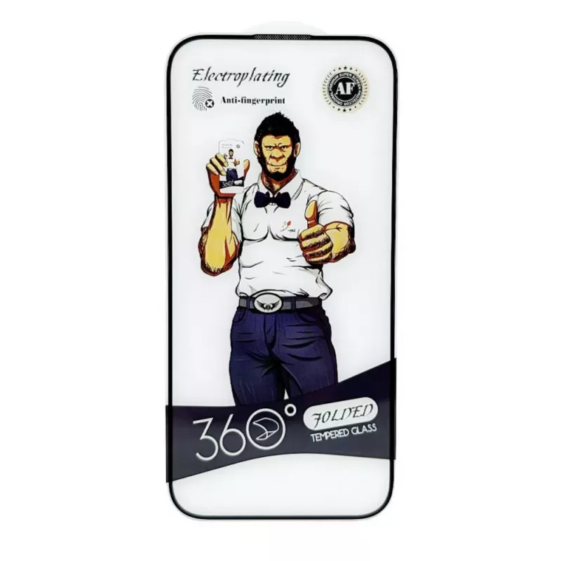 Evelatus Apple iPhone 15 Plus 2.5D Full Cover Glass Anti-Static Light Preto