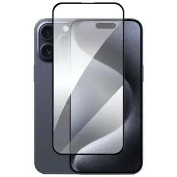 Evelatus Apple iPhone 15 Plus 2.5D Full Cover Glass Anti-Static Light Preto