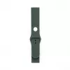 Connect 20mm bracelete de relógio em silicone Loop (S/M 110mm) verde azeitona