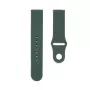 Connect 20mm bracelete de relógio em silicone Loop (S/M 110mm) verde azeitona