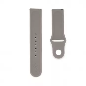 Connect 20mm bracelete de relógio em silicone Loop (S/M 110mm) cinzento