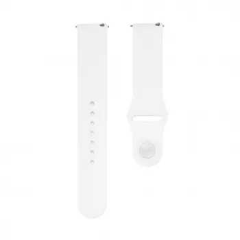 Connect 20mm bracelete de relógio em silicone Loop (130mm M/L) branco