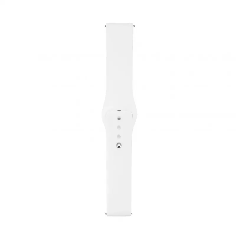 Connect 22mm bracelete de relógio em silicone Loop (130mm M/L) branco