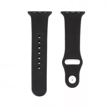 Connect Watch 38/40/41mm bracelete de relógio em silicone Loop (110mm S/M) preto