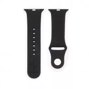 Connect Watch 38/40/41mm bracelete em silicone Loop (132mm M/L) preto