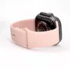 Connect Watch 42/44/45mm bracelete de relógio em silicone Loop (S/M 110mm) rosa areia