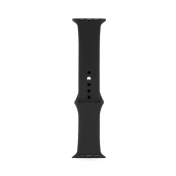 Connect Watch 42/44/45mm bracelete de relógio em silicone Loop (S/M 110mm) preto